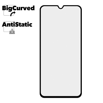 Защитное стекло для Samsung Galaxy M21 Super max Anti-static big curved glass