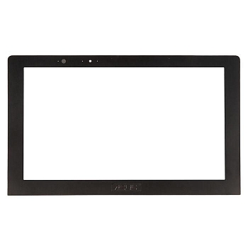 Рамка экрана (рамка крышки матрицы, LCD Bezel) для ноутбука Asus Taichi 21 черная, алюминевая. С разбора.
