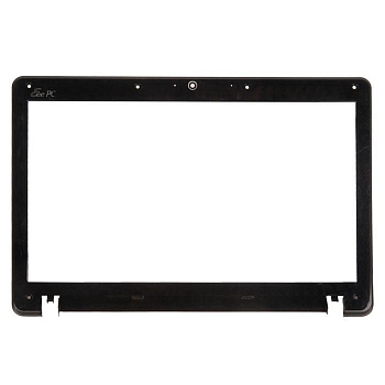 Рамка экрана (рамка крышки матрицы, LCD Bezel) для ноутбука Asus Eee Pc 1201 черная, пластиковая. С разбора.