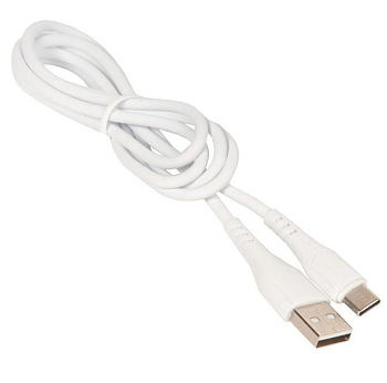 Кабель USB BOROFONE BX37 для Type-C, 3.0А, длина 1м, белый